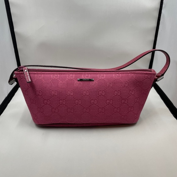 Gucci Handbags - Gucci Clutch Bag Maroon Hang Bag Vintage